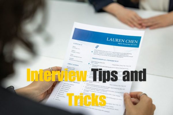 Interviews Tips and Tricks